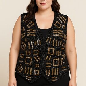 Amanda Smith Elegant Black Silk Garment